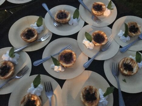 mini cheesecake dessert