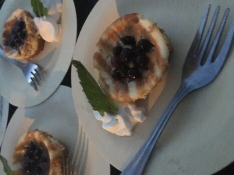 mini cheesecake dessert