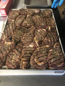 grilled steaks