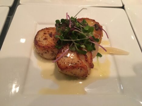 grilled scallops
