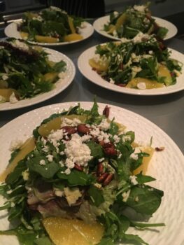 salad with vinaigrette