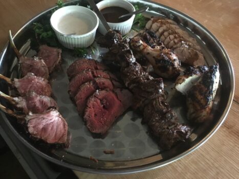 grilled meat platter