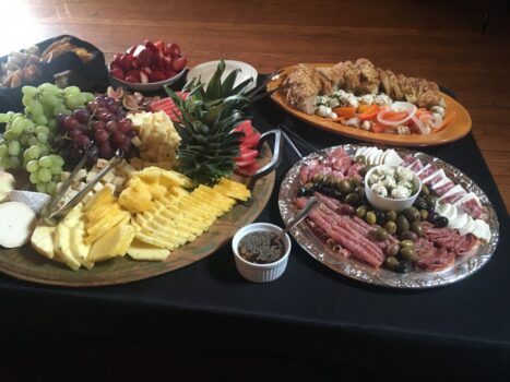 cheese and fruit platter